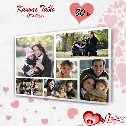 Sevgiliye Kanvas Tablo