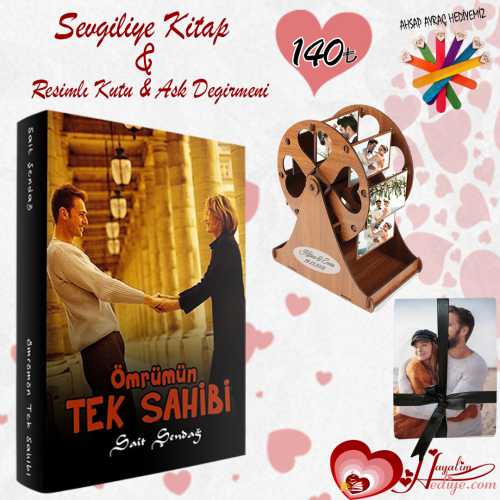 Sevgiliye Kitap Özel Kutu Ve Aşk Değirmeni